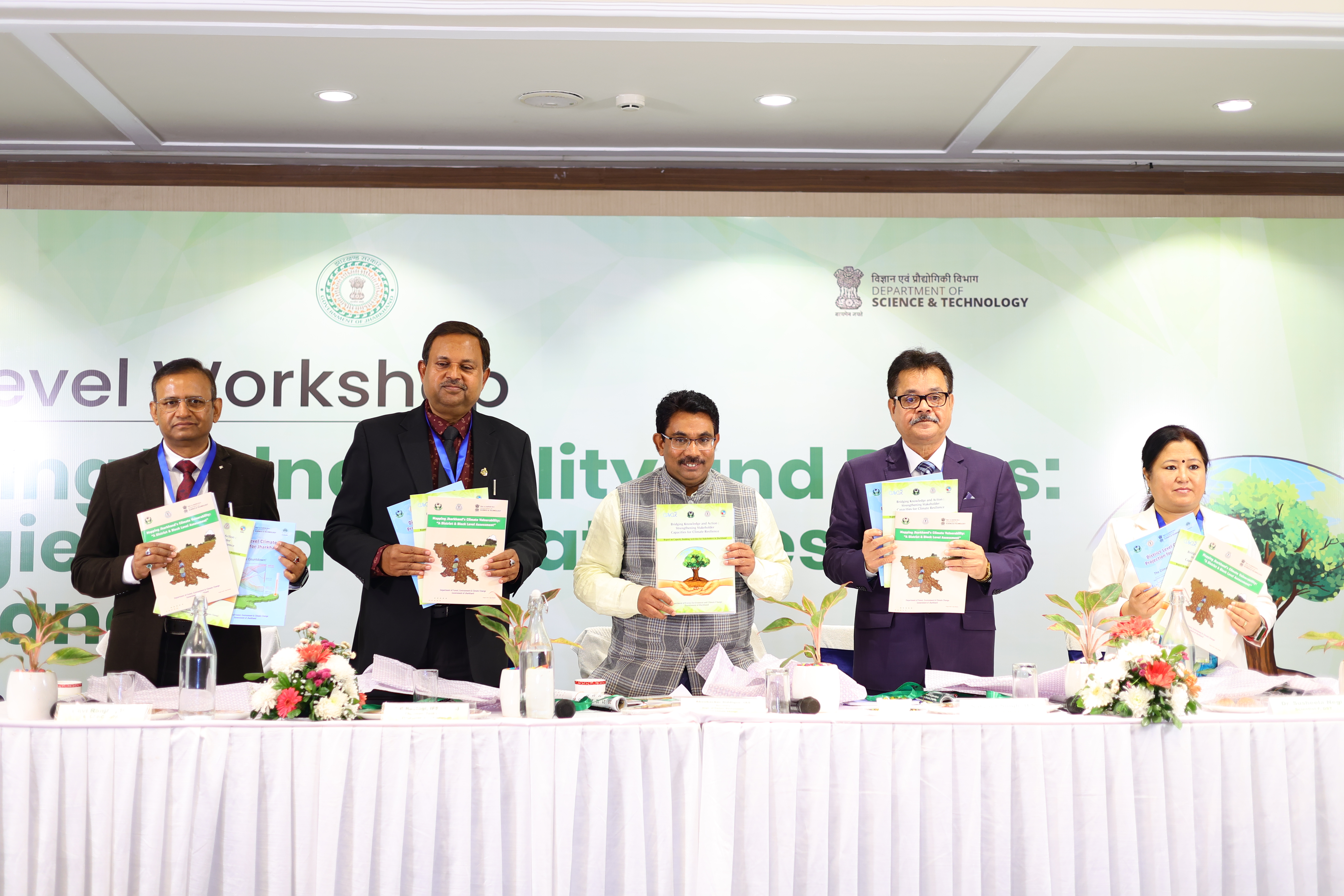 Release of Report  on State-Level Workshop on Assessing Vulnerability and Climate Risks-Strategies for a Climate-Resilient Jharkhand on 21 January 2025